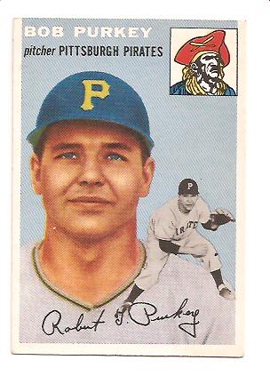 1954 Topps #202 Bob Purkey RC