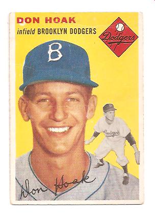 1954 Topps #211 Don Hoak
