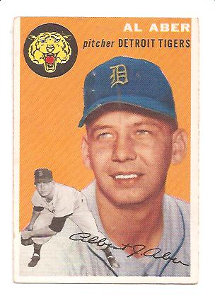 1954 Topps #238 Al Aber