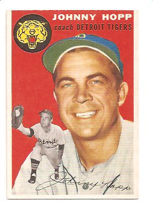 1954 Topps #193 Johnny Hopp CO EXMT Actual scan