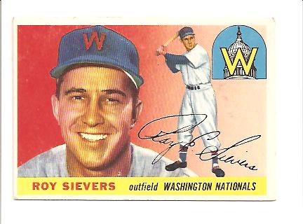 1955 Topps #16 Roy Sievers