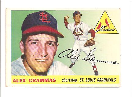 1955 Topps #21 Alex Grammas