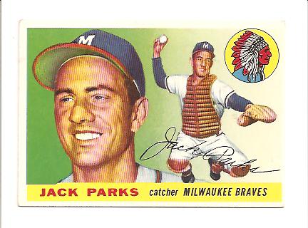1955 Topps #23 Jack Parks RC