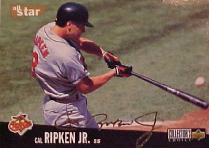 1996 Collector's Choice Gold Signature #1 Cal Ripken