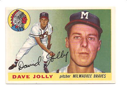 1955 Topps #35 Dave Jolly