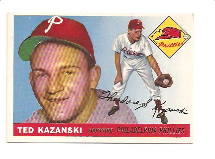 1955 Topps #46 Ted Kazanski