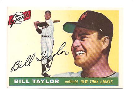 1955 Topps #53 Bill Taylor