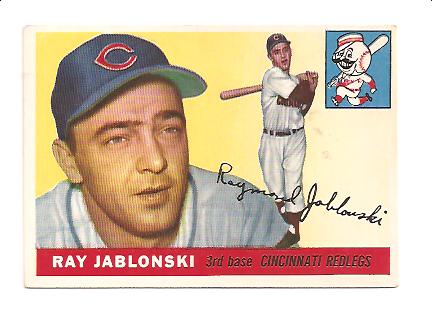 1955 Topps #56 Ray Jablonski