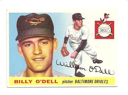 1955 Topps #57 Billy O'Dell RC