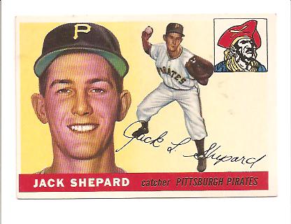 1955 Topps #73 Jack Shepard RC