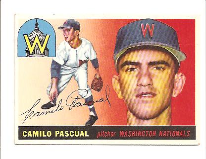 1955 Topps #84 Camilo Pascual RC