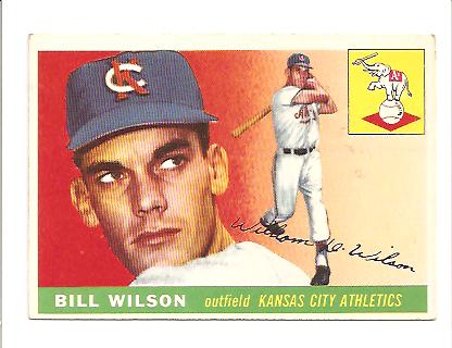 1955 Topps #86 Bill Wilson