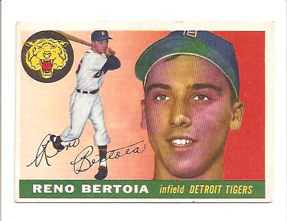 1955 Topps #94 Reno Bertoia