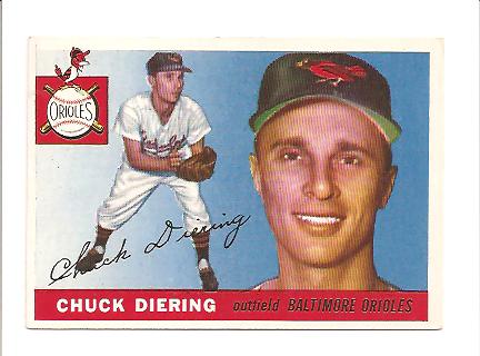 1955 Topps #105 Chuck Diering