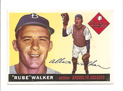 1955 Topps #108 Rube Walker