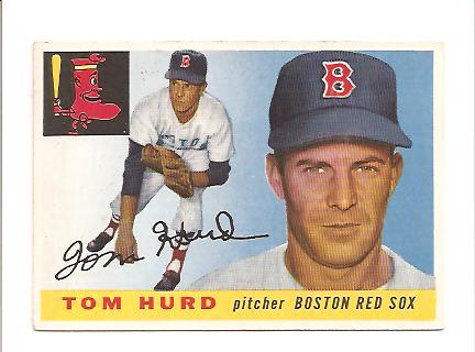 1955 Topps #116 Tom Hurd RC