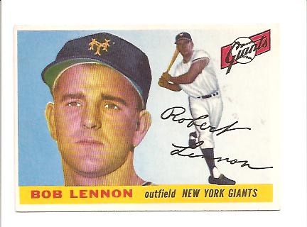 1955 Topps #119 Bob Lennon RC