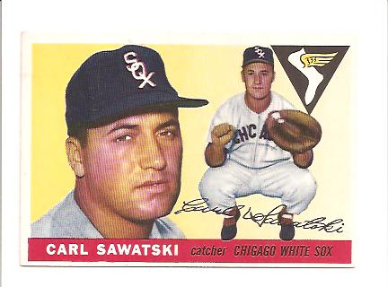 1955 Topps #122 Carl Sawatski