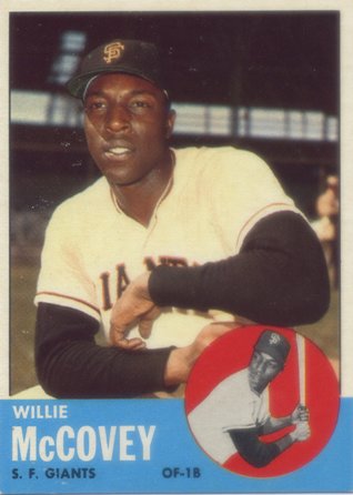 1963 Topps #490 Willie McCovey