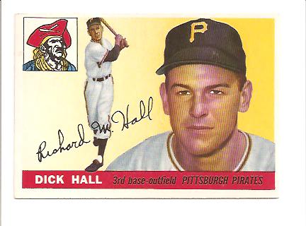 1955 Topps #126 Dick Hall RC