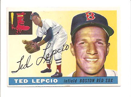 1955 Topps #128 Ted Lepcio