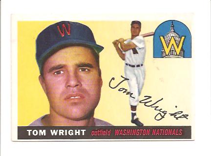 1955 Topps #141 Tom Wright