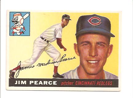 1955 Topps #170 Jim Pearce DP RC