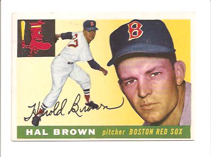 1955 Topps #148 Hector Brown EXMT Actual scan