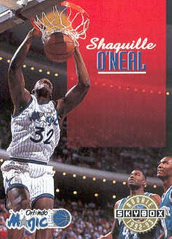 1992-93 SkyBox #382 Shaquille O'Neal SP RC