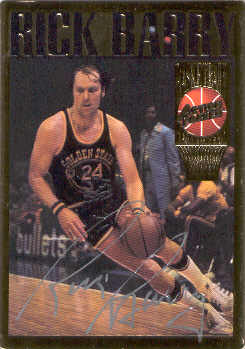 1995 Action Packed Hall of Fame Autographs #5 Rick Barry