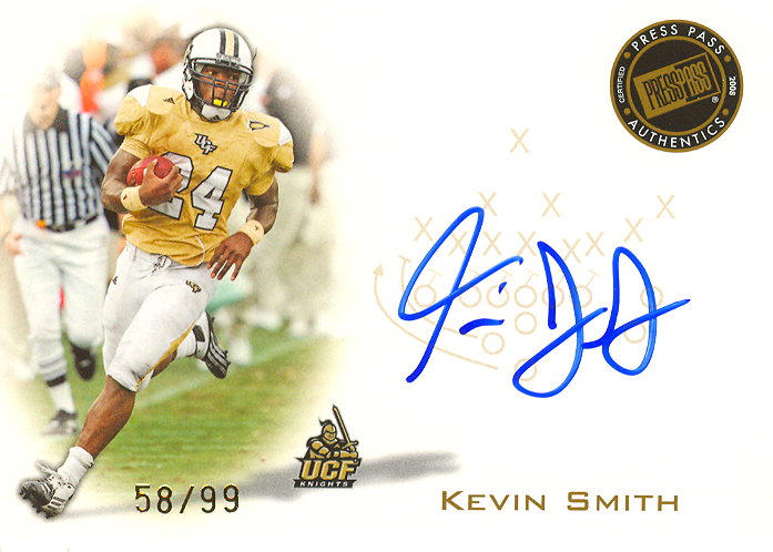 2008 Press Pass Autographs Gold #PPSKS Kevin Smith