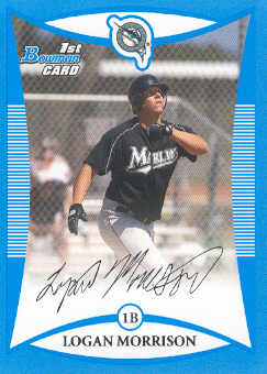 2008 Bowman Prospects Blue #BP69 Logan Morrison
