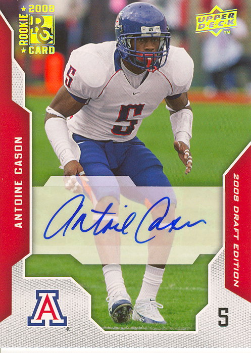 2008 Upper Deck Draft Edition Autographs #6 Antoine Cason