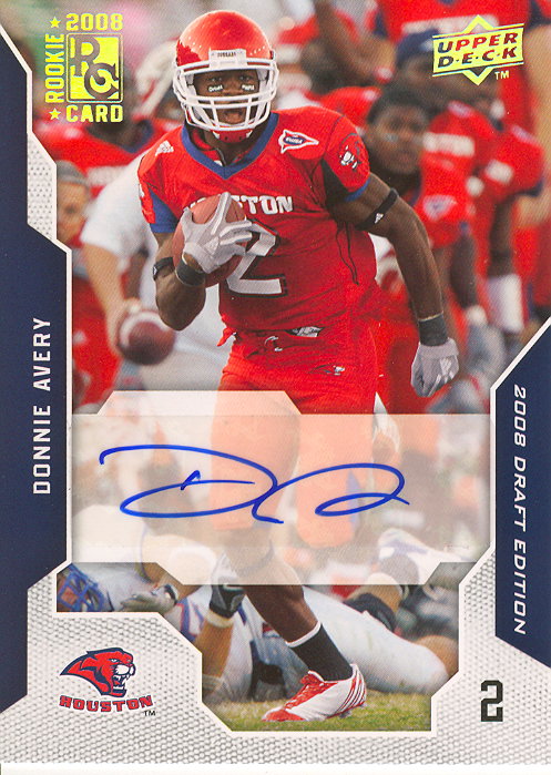 2008 Upper Deck Draft Edition Autographs #28 Donnie Avery