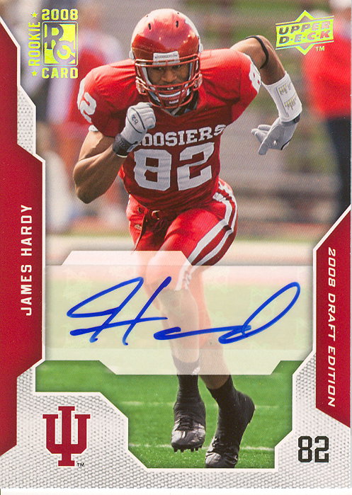 2008 Upper Deck Draft Edition Autographs #47 James Hardy