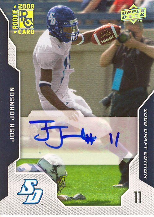 2008 Upper Deck Draft Edition Autographs #56 Josh Johnson