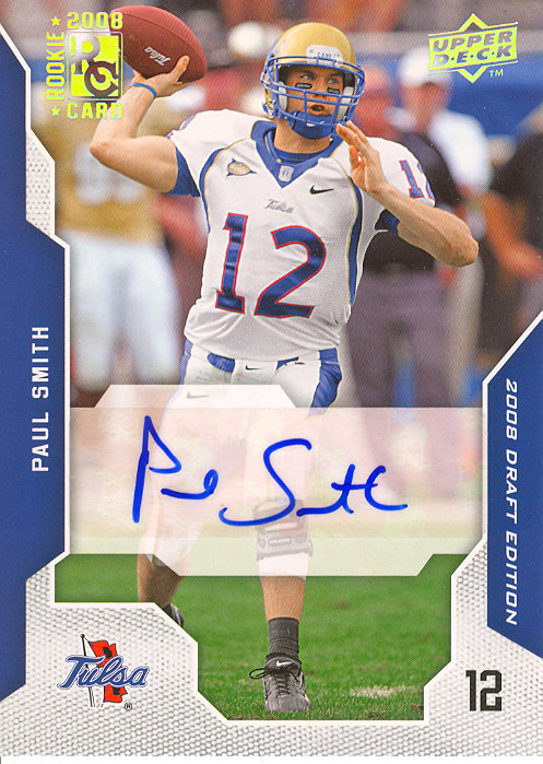 2008 Upper Deck Draft Edition Autographs #83 Paul Smith