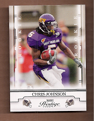 2008 Playoff Prestige #115 Chris Johnson RC
