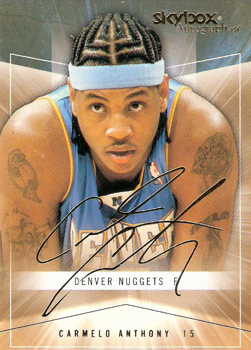 2004-05 SkyBox Autographics Insignia #9 Carmelo Anthony