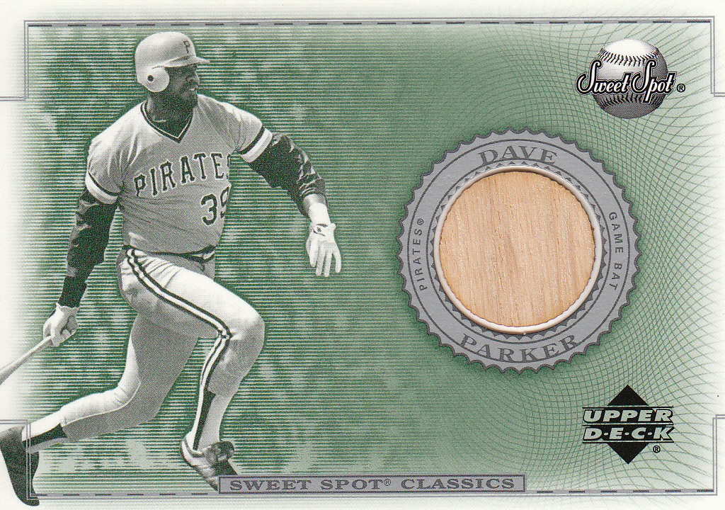 2002 Sweet Spot Classics Game Bat #BDP Dave Parker