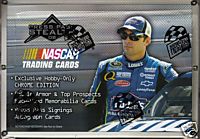 2008 Press Pass Stealth NASCAR Racing Factory Sealed HOBBY Box With HOBBY EXCLUSIVE Chrome Base Cards & 1 Autographed Card Per Box