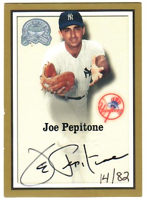 2000 Greats of the Game Autographs #61 Joe Pepitone