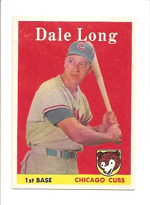 1958 Topps #7 Dale Long