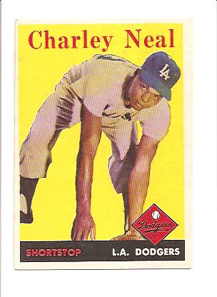 1958 Topps #16 Charlie Neal