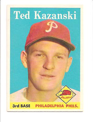 1958 Topps #36 Ted Kazanski