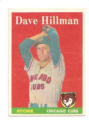 1958 Topps #41 Dave Hillman