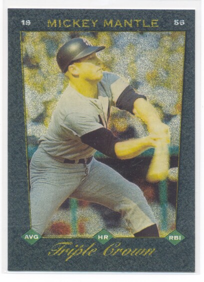 1993 Select Triple Crown #1 Mickey Mantle