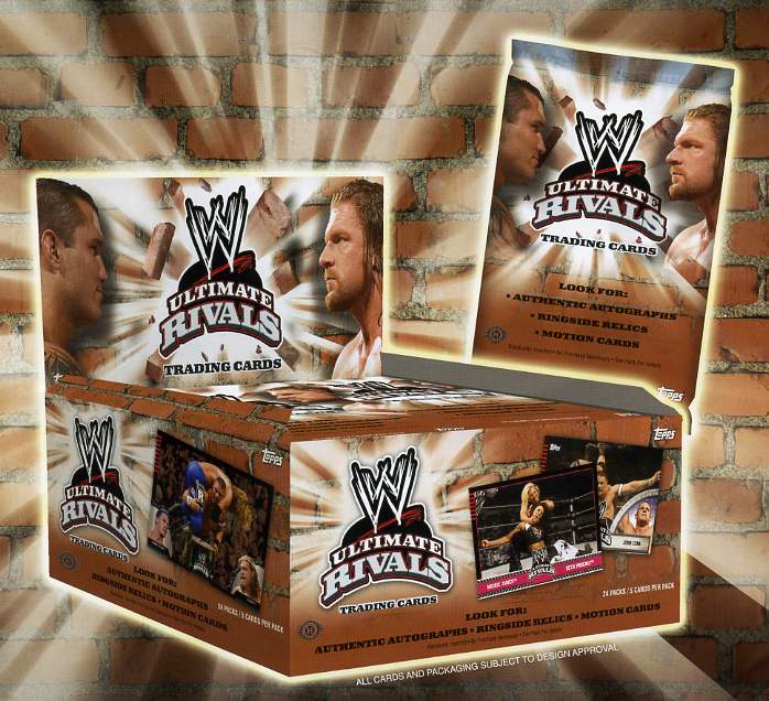 2008 Topps WWE Ultimate Rivals Wrestling Hobby Box (1 Autograph or Memorabilia Card Per Box)  