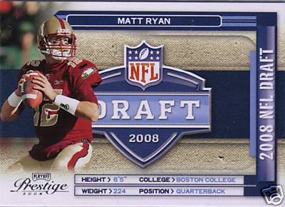2008 Playoff Prestige NFL Draft #2 Matt Ryan