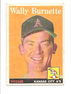 1958 Topps #69 Wally Burnette